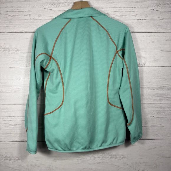 Merrell Select Regulate Lightweight Zip Jacket Womens Size Small Teal Orange - Picture 5 of 5